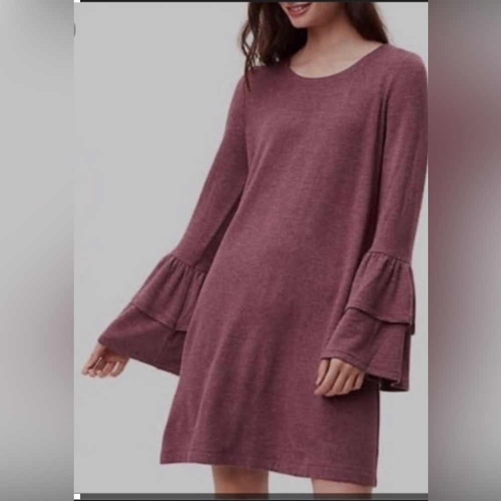 Loft dress - super cute and soft!  Looks great with boots!